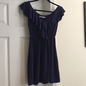 Ruffle Purple Dress